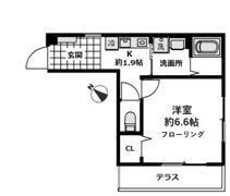 クレストヒルの間取り画像