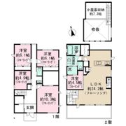 世田谷代田戸建の間取り画像