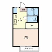 セントラルシャトー松本 Dの間取り画像