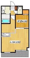 クロノス2八反田の間取り画像