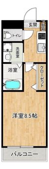 クロノス54昭和町の間取り画像