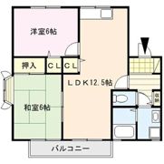 エステート津福の間取り画像