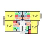 プレミエール新田の間取り画像