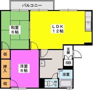 プレジデント正弥Ⅰの間取り画像