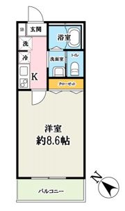 マーブル入間の間取り画像