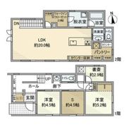 大久保戸建の間取り画像