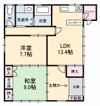 浜坂東借家の間取り画像