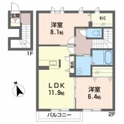 プロヌーブ南矢三の間取り画像