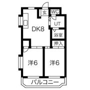 シャトーレ黒川の間取り画像