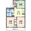 ウッドスクエア二俣川 Bの間取り画像
