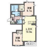 シャーメゾン カーネHの間取り画像