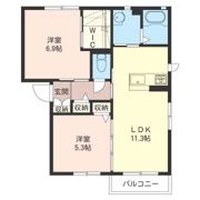 ラフィーノ Aの間取り画像