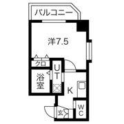 プレシャス名駅※FR1か月&初回保証料無料&保険料1年分負担キャンペーン中の間取り画像