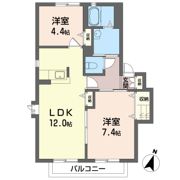 ジリオIVの間取り画像