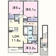 プリムローズM1の間取り画像