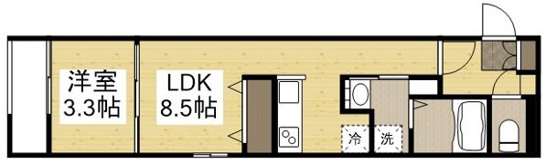 月光呉駅西の間取り画像