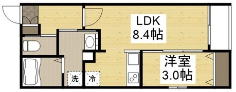 月光呉駅西の間取り画像