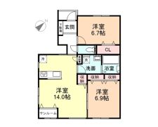 ソシアペンタスIの間取り画像