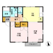 ミリューベェラージュ 北の間取り画像