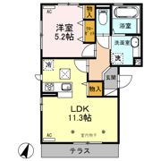 レセンテ中御所の間取り画像