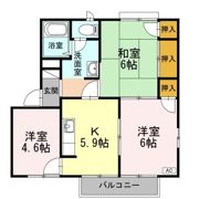 アーバンアヴェニュー Ⅰ棟の間取り画像