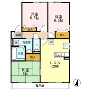 メルベーユ富の原 C棟の間取り画像