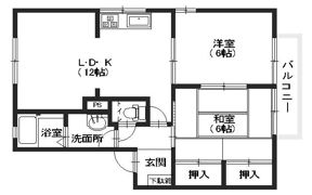 フローラル梅林 Aの間取り画像