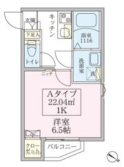 スカイルーチェ浦和の間取り画像