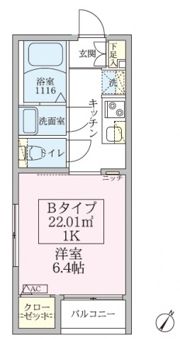 スカイルーチェ浦和の間取り画像