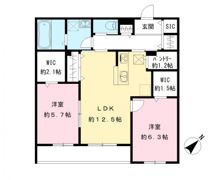 エリーナウエストの間取り画像