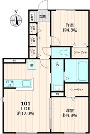 エレガンスプラスⅢの間取り画像