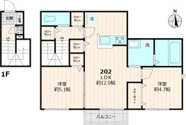 エレガンスプラスⅢの間取り画像