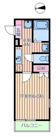 ピース・スクウェア新川崎の間取り画像