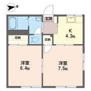 グリーンパークヒロミの間取り画像
