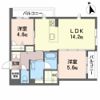ハレオハナの間取り画像