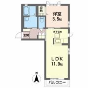 ソレアードIの間取り画像