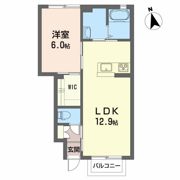 シャーメゾン川元Bの間取り画像