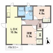 シャーメゾンSOWA－Dの間取り画像