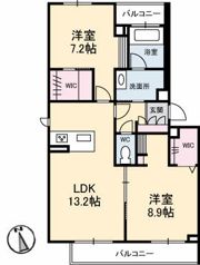 シャーメゾンフロントゲートの間取り画像