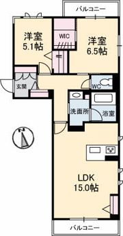Cuon新涯の間取り画像