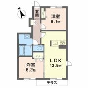 シャーメゾン城西 A棟の間取り画像