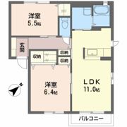 メゾンドソレイユ 1番館の間取り画像