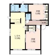 エクサージュAの間取り画像
