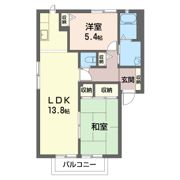 ユーフォリアの間取り画像