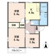チェリーハイツBの間取り画像