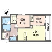 LYNN竹園の間取り画像