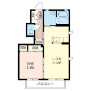 モアナ Aの間取り画像