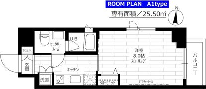 ステージファースト両国南アジールコートの間取り画像