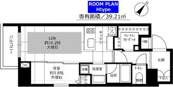 グランドコンシェルジュ蒲田の間取り画像