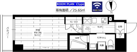 ステージグランデ亀戸アジールコートの間取り画像